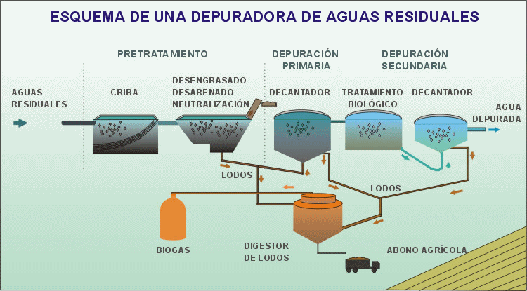 molestarse Abrumador hierro Funcionamiento de una Estación Depuradora de Aguas Residuales - Aquaducto